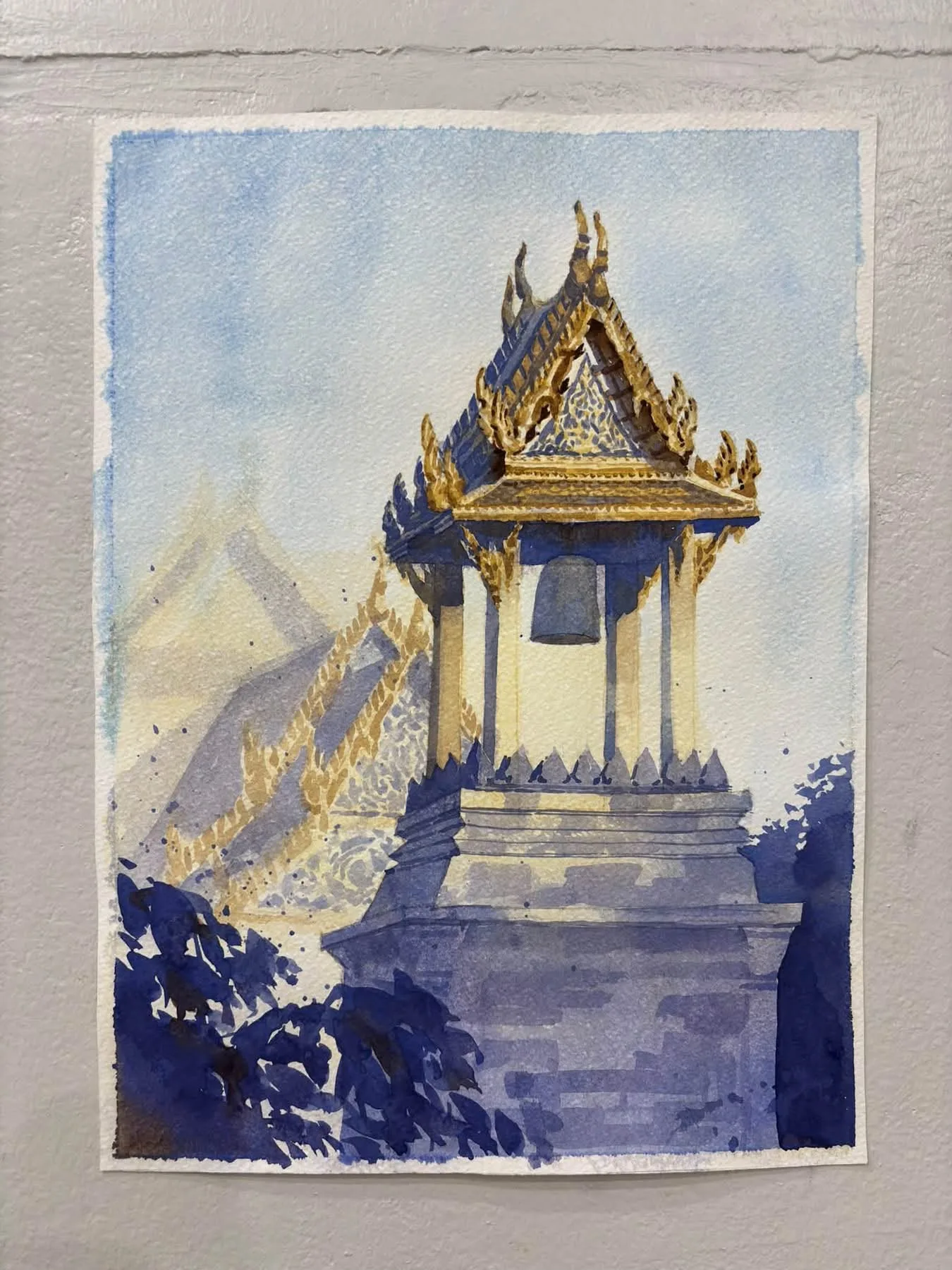 Bell Tower, Morning Blue